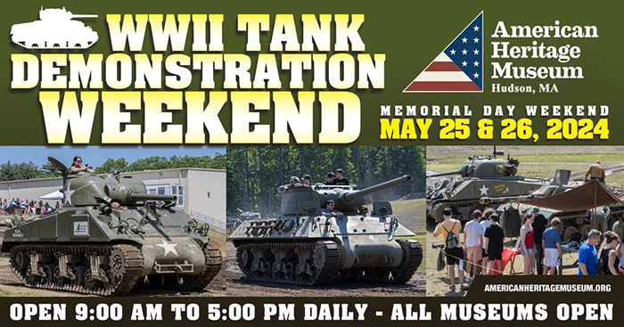 WWII tank demonstration weekend