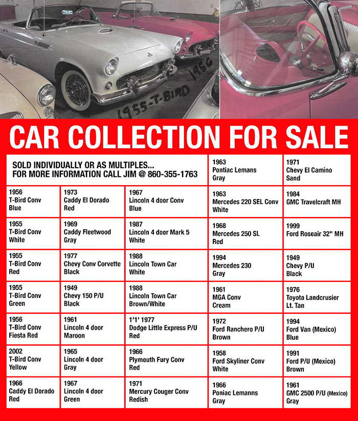 car collection for sale