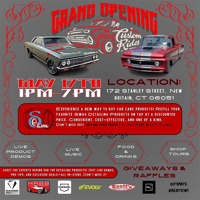 grand opening custom rides