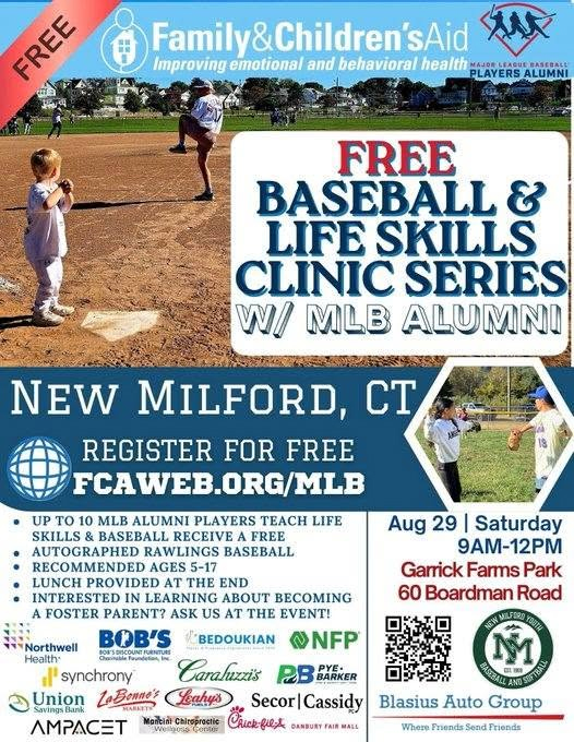 free baseball life skills clinic